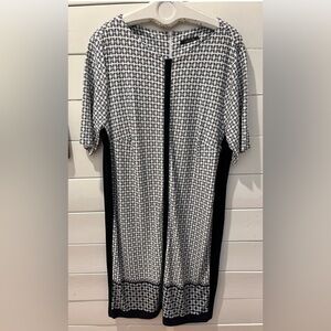 Printed Panel Dress - Barbara Lebek size 18